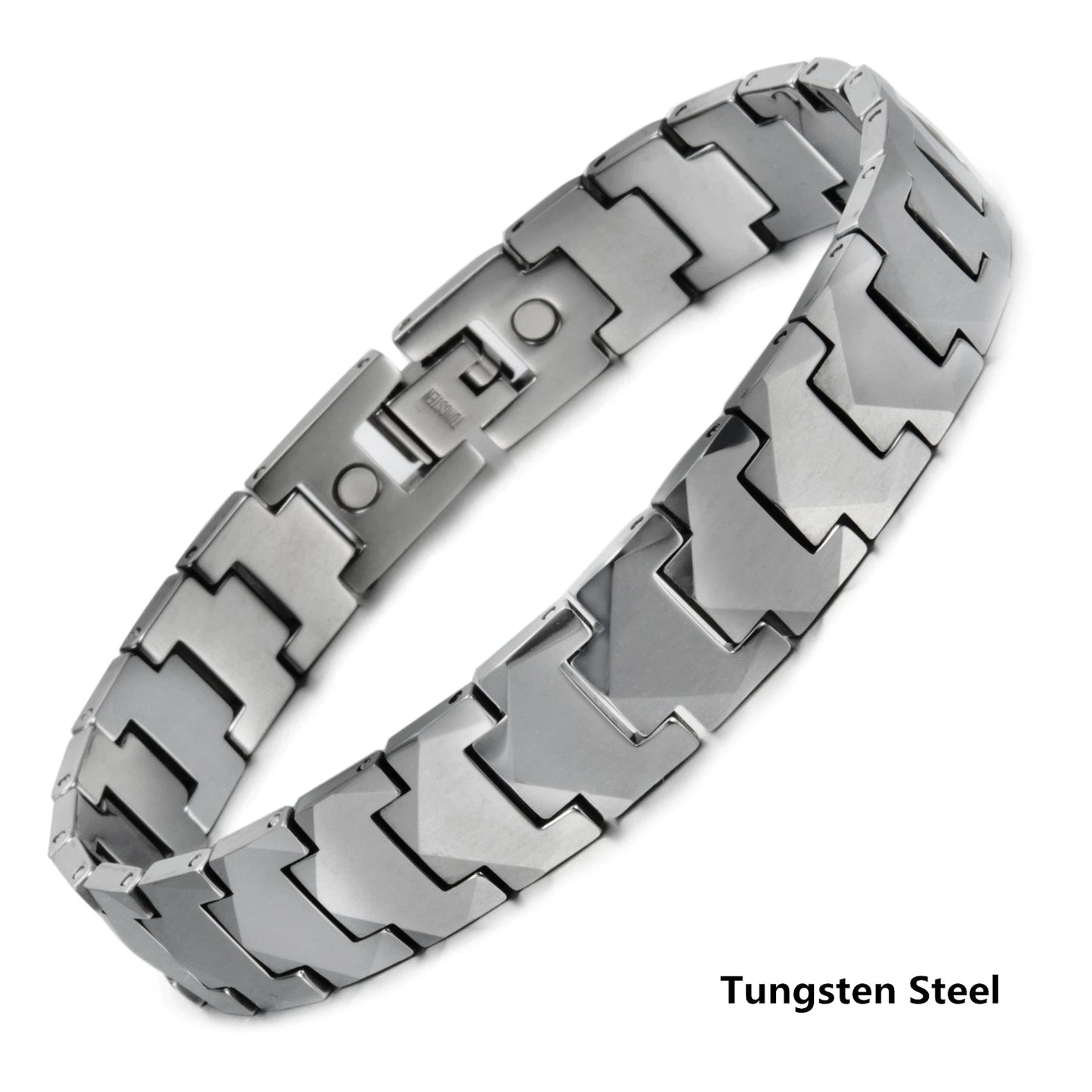 Titanium Steel Magnetic Health Bracelet Pure Titanium Tungsten Steel Anti-fatigue Energy Bracelet