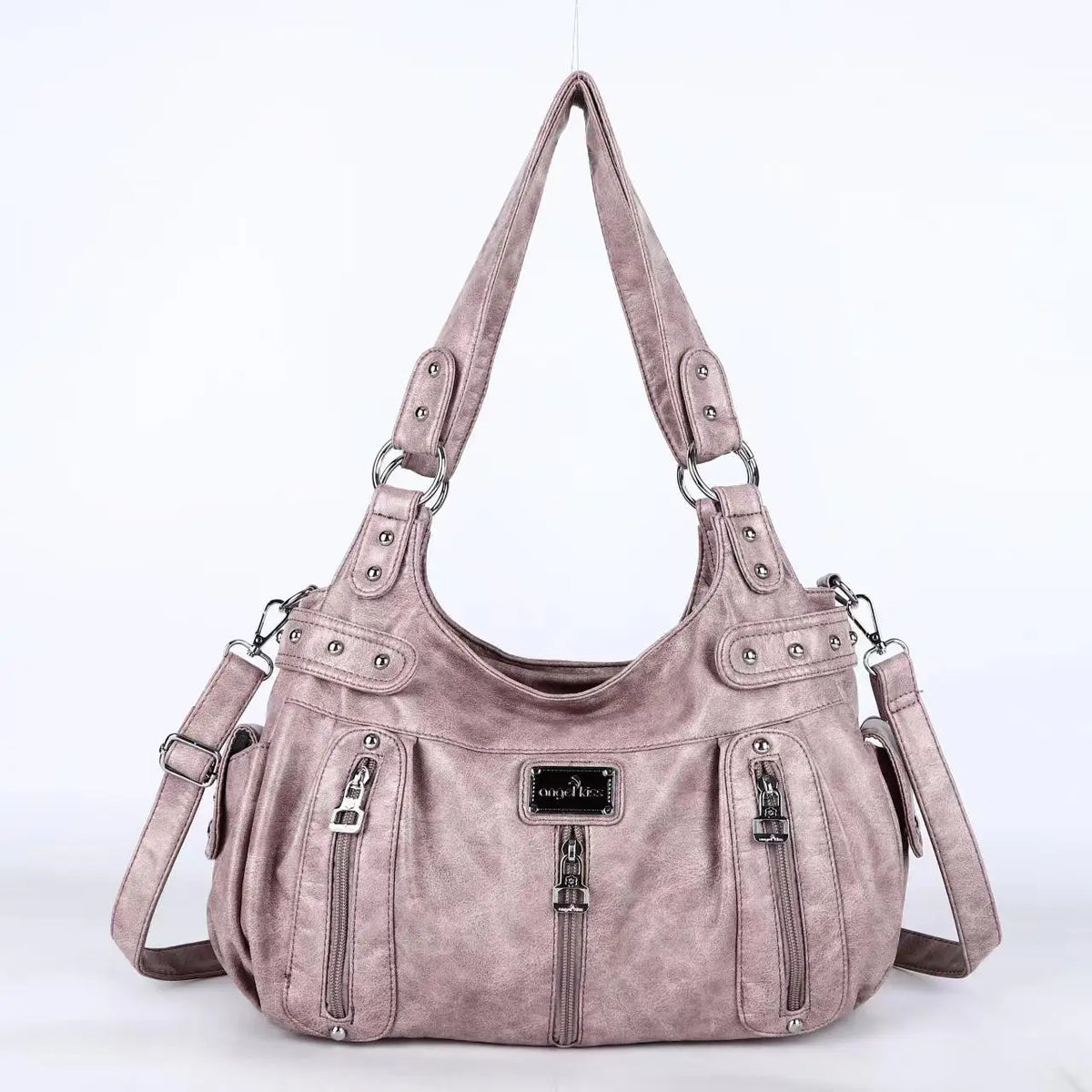 Winter Fashion Shoulder Bag for Women Soft PU Crossbody Handbg Large Capacity Hobos Purse
