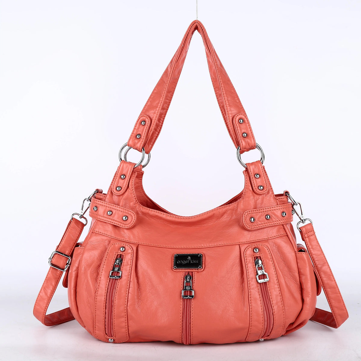 Winter Fashion Shoulder Bag for Women Soft PU Crossbody Handbg Large Capacity Hobos Purse