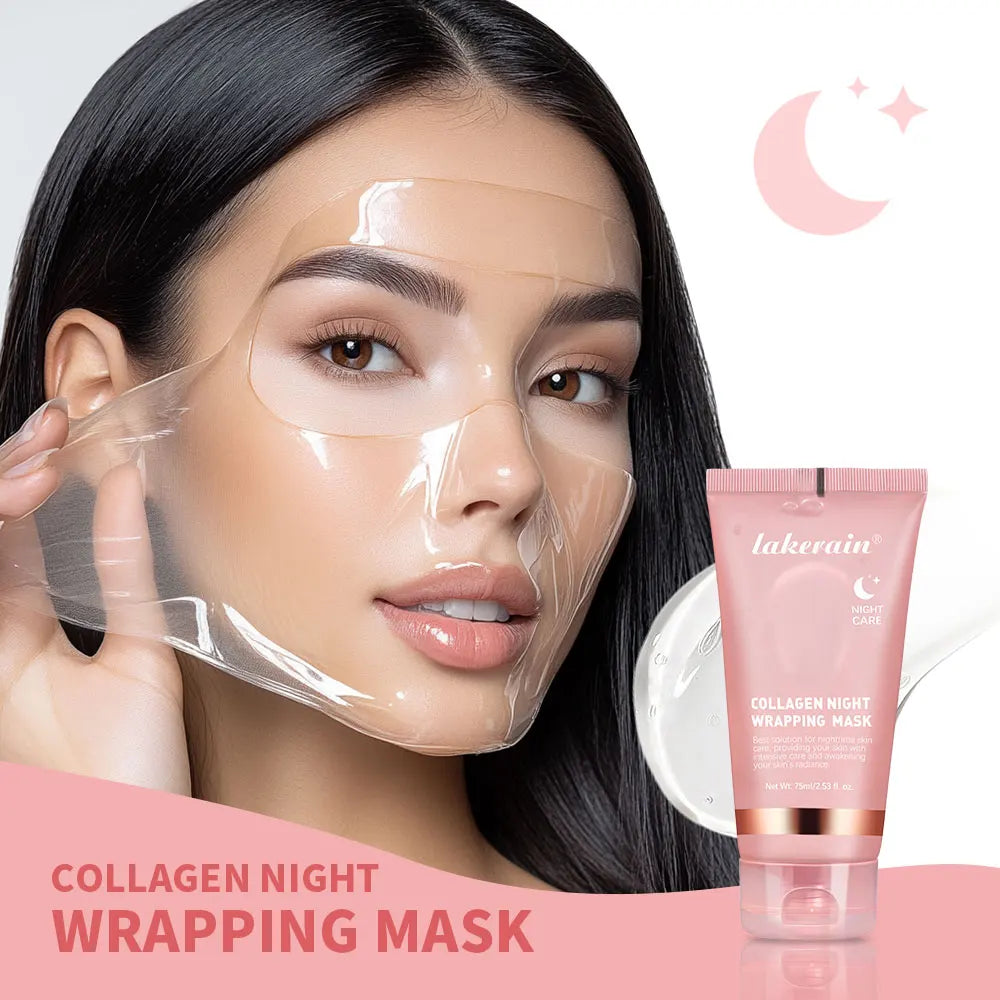 Korean Deep Collagen Mask Peel Off Mask Face Anti-Wrinkle Lifting Skin Care Bio Pack Night Wrapping Woman Overnight Skin