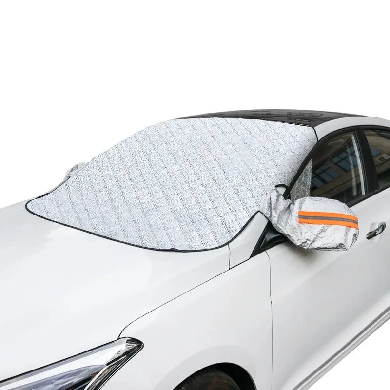 Sunshade Cover Car Windshield Snow Sun Shade Waterproof Protector Automobile Magnetic Cover Car Front Windscreen Cover - Hiron Store