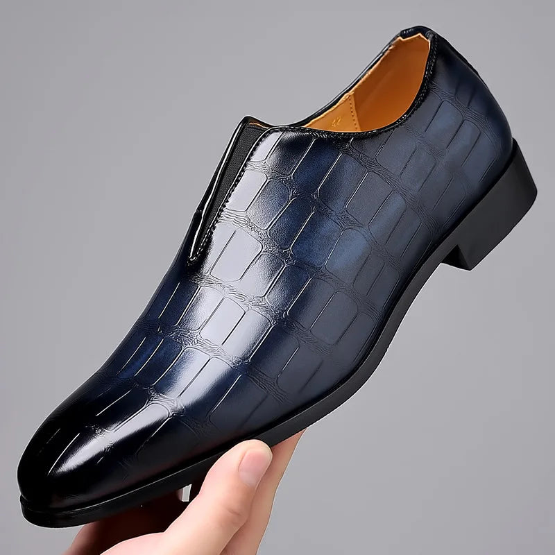 Men Dress Shoes Retro British Style Paty Wedding Shoes for Men Breathable Loafers Luxury Designer Formal Shoes