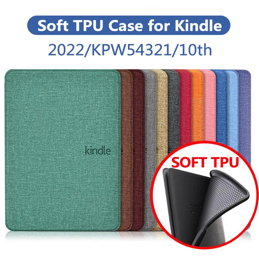 Soft TPU Case for Kindle Paperwhite 2022 2021 2019 2018 2016 1 2 3 4 5 6 7 8 9 10th 11th Generation 6 6.8 Inch Pouch Cover