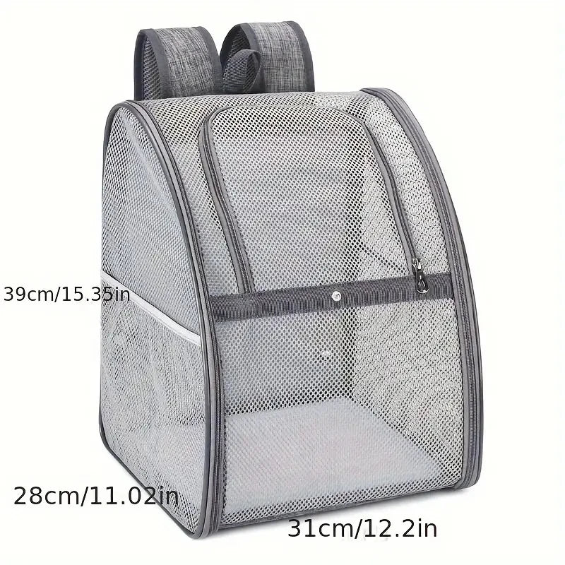 Portable Breathable Cats Carrier Backpack Adjustable Straps Shoulder Bag Small Dog Cat