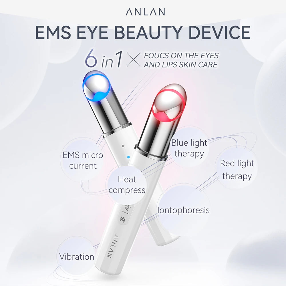 EMS Eye Beauty Device Remove Eye Bags Dark Circles Eyes Lifting