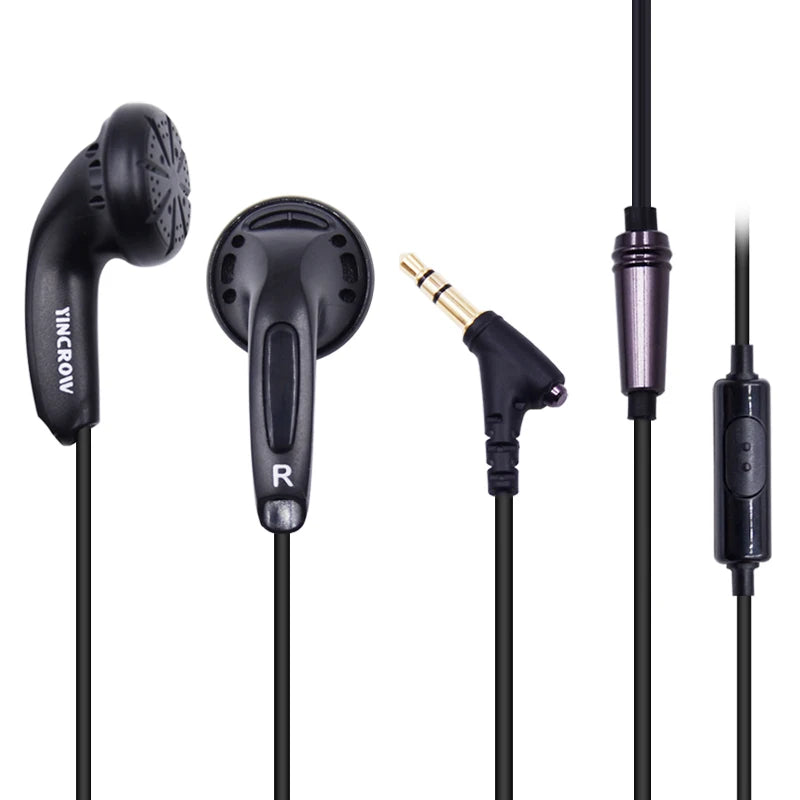 New Original YINCROW X6 In Ear Earphone Earbud Flat Head Plug Earplugs