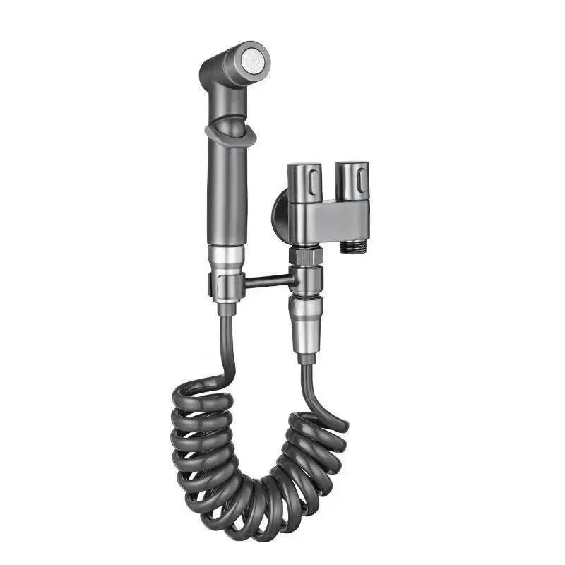 handheld Bidet toilet sprayer set double outlet angle valve bathroom shower accessories