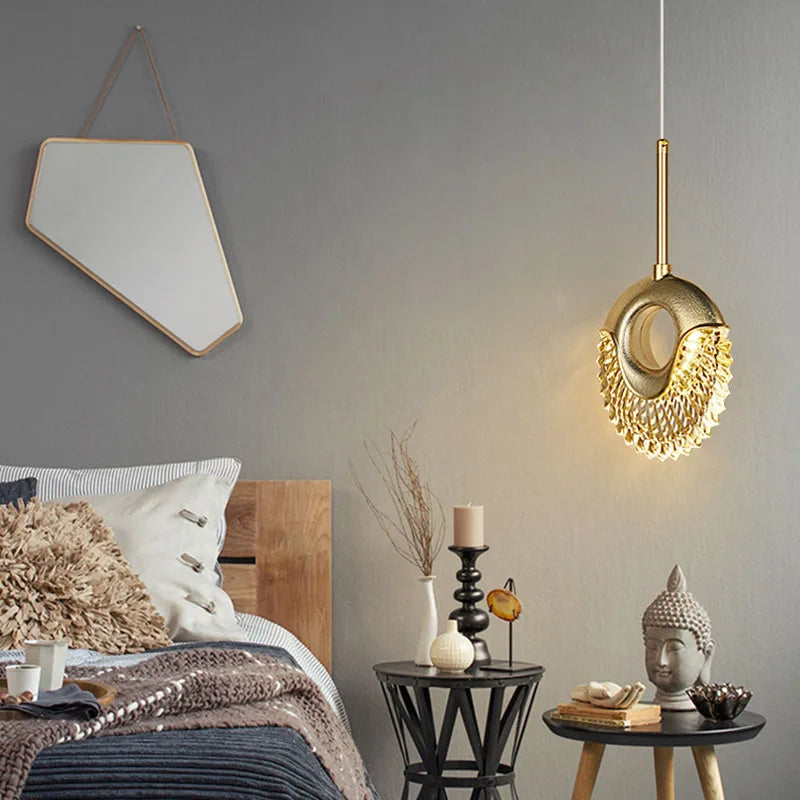 Modern LED Pendant Lamp Bedside Hanging Chandelier for Living Dining Room Kitchen Home Decor