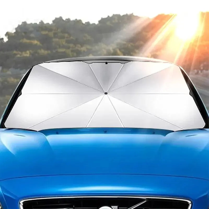 Car Sunshade Umbrella Windshield Folding Front Parasol Umbrella Type Sun Shade for Car Window Summer Sun Protection Accessories - Hiron Store