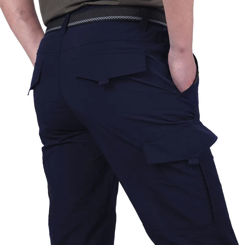 Lightweight Army Military Long Trousers Waterproof Quick Dry Cargo Camping Pants