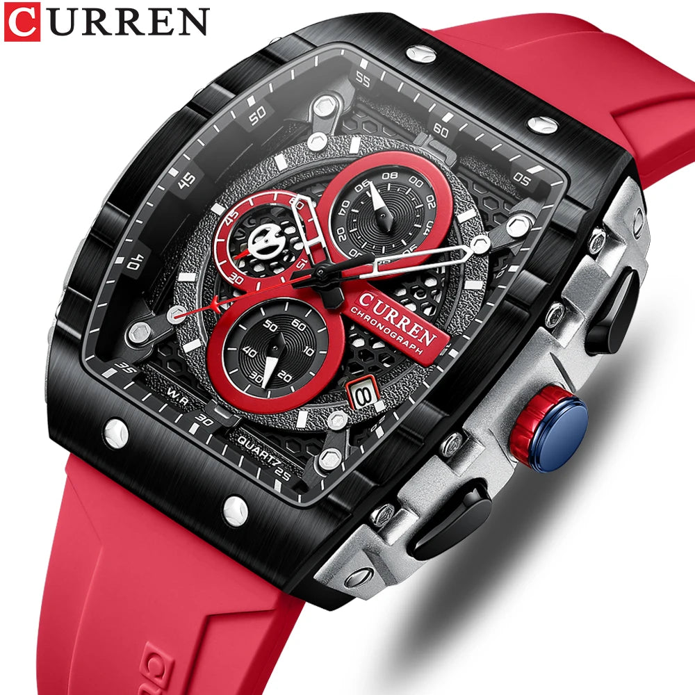 CURREN Sport Chronograph Quartz Watch for Men