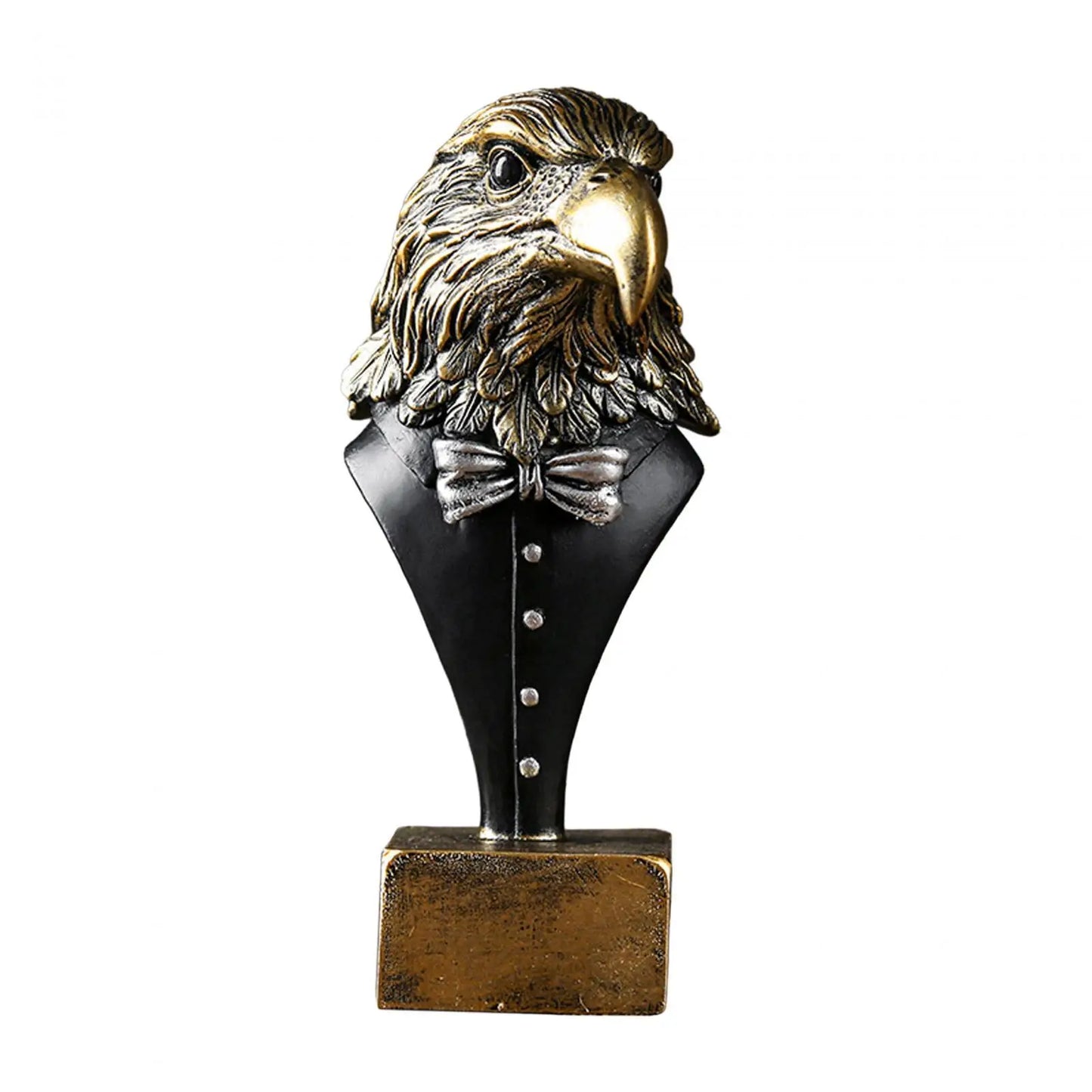 Animal Sculpture Bird Statue Artwork Resin Ornament Home Decor Eagle Statue for Living Room