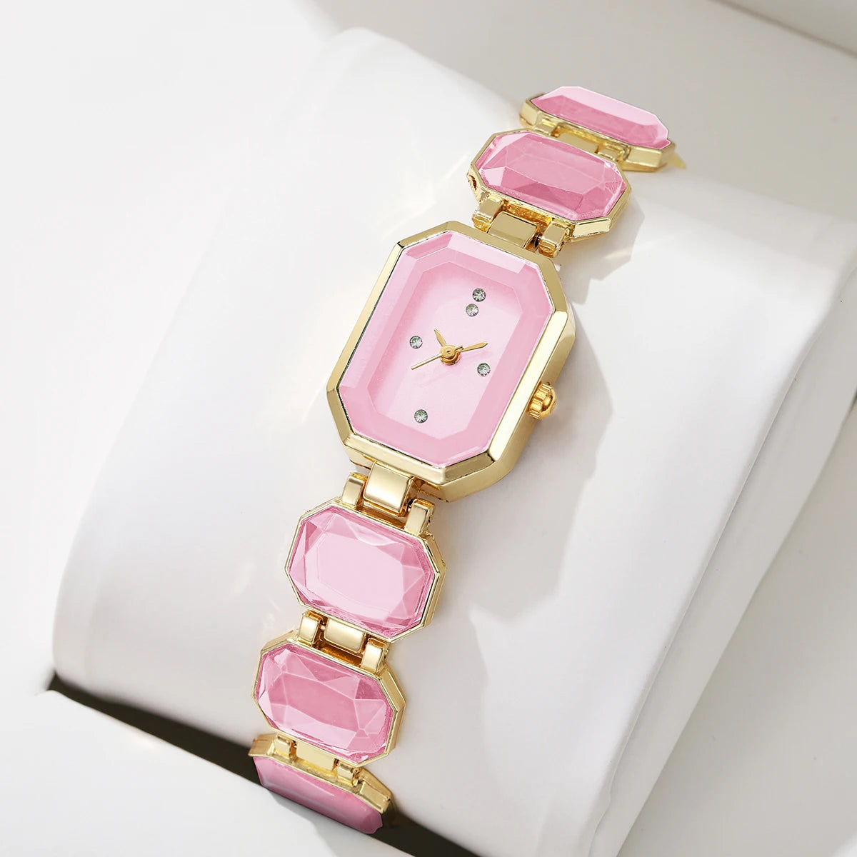 5 colors Women's Watch Fashion Square Dial Elegant Vintage Trendy Quartz Watch (Box Not Included)