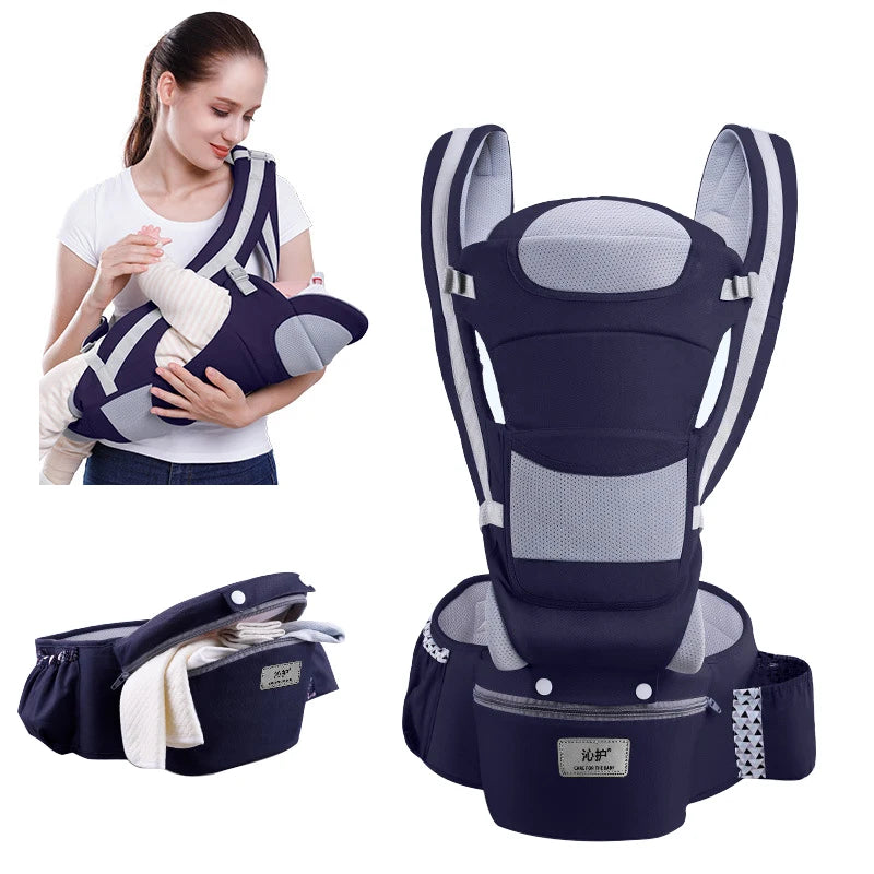 Newborn Ergonomic Baby Carrier Backpack Infant Baby Hipseat Carrier Front Facing Ergonomic Kangaroo Baby Wrap