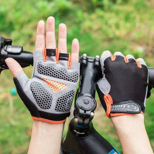 Men Cycling Bicycle Gloves Half Finger Gym Gloves Women Mitten Breathable Anti-slip Glove Fitness Sport Training Gloves - Hiron Store