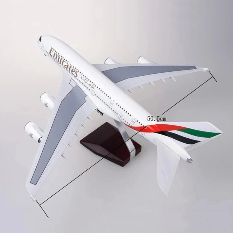 Resin Plastic Plane Model United Arab UAE Airline Aircraft Airplane model kit For Collectible