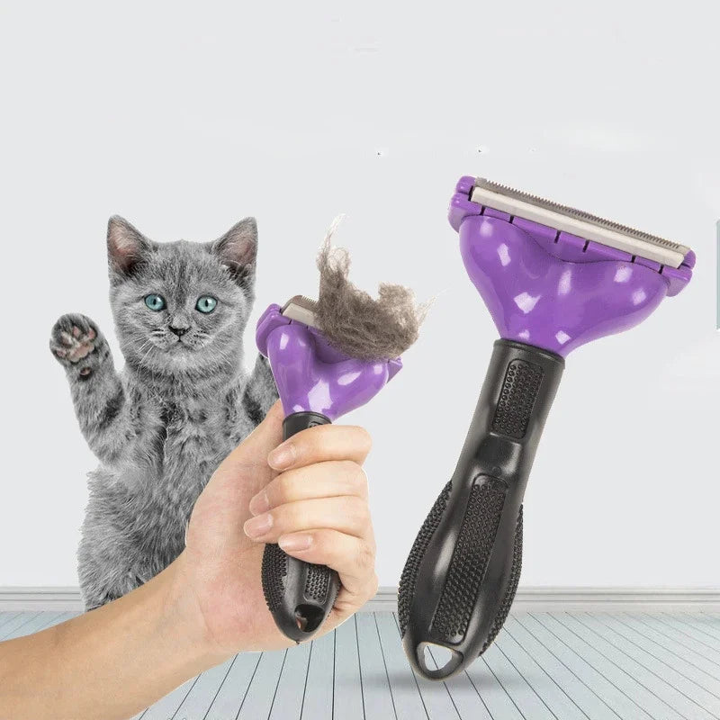 Cat Hair Removal Comb Cat Brush Pet Grooming Brush Dog Comb Cat Hair Massage Comb Cat Hair Remover Cleaning Grooming Cat Combs - Hiron Store