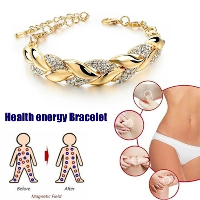 Weight Loss Energy Magnets Jewellery Slimming Bangle Bracelets Twisted Magnetic Therapy Bracelet Health Care