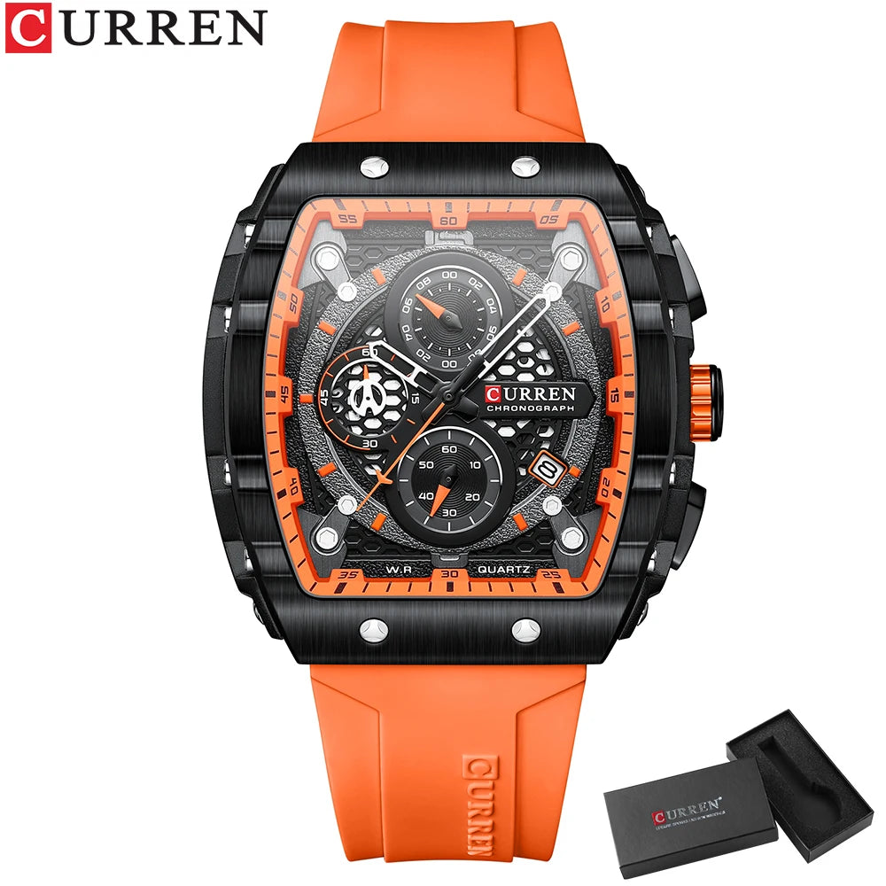 CURREN Sport Chronograph Quartz Watch for Men