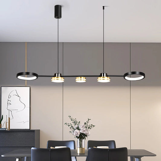 Pendant Lights LED Long Kitchen Island Lighting For Lamp Dining Living Room Office Light