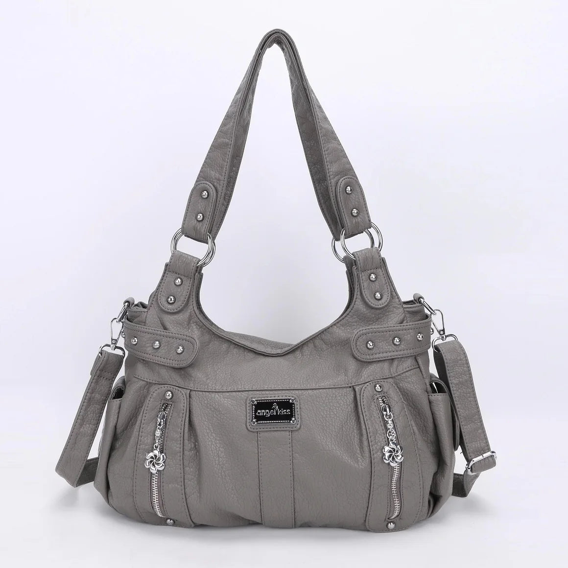 Winter Fashion Shoulder Bag for Women Soft PU Crossbody Handbg Large Capacity Hobos Purse