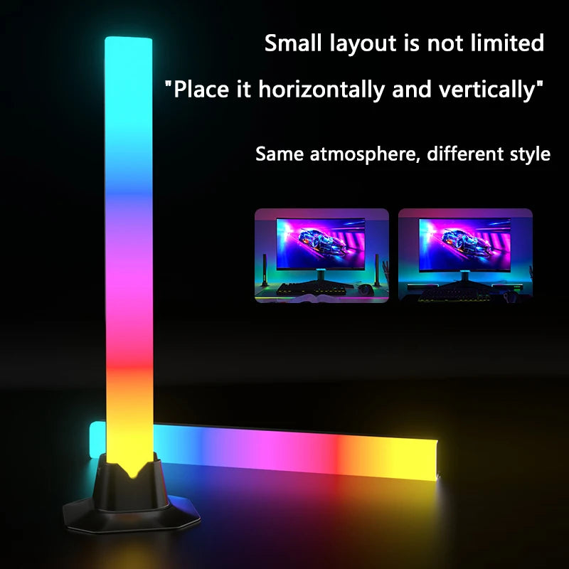 Ambience LED RGB light bar voice atmosphere light  Smart light  decoration