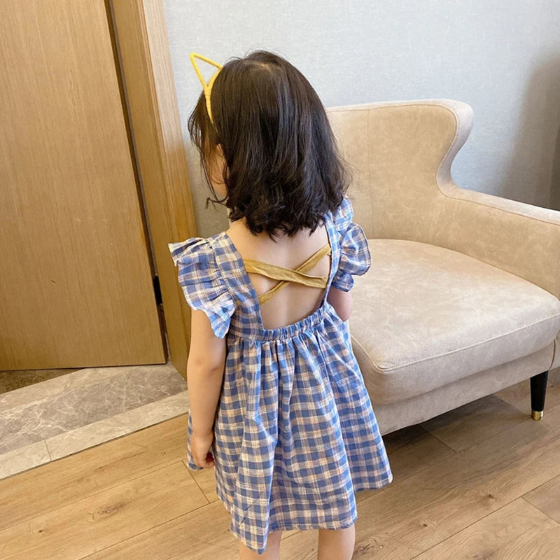 Summer Baby Girls Cute Princess Dress Outdoor Beach Casual Clothes