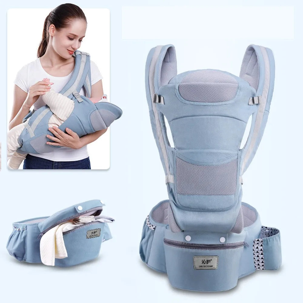 Newborn Ergonomic Baby Carrier Backpack Infant Baby Hipseat Carrier Front Facing Ergonomic Kangaroo Baby Wrap