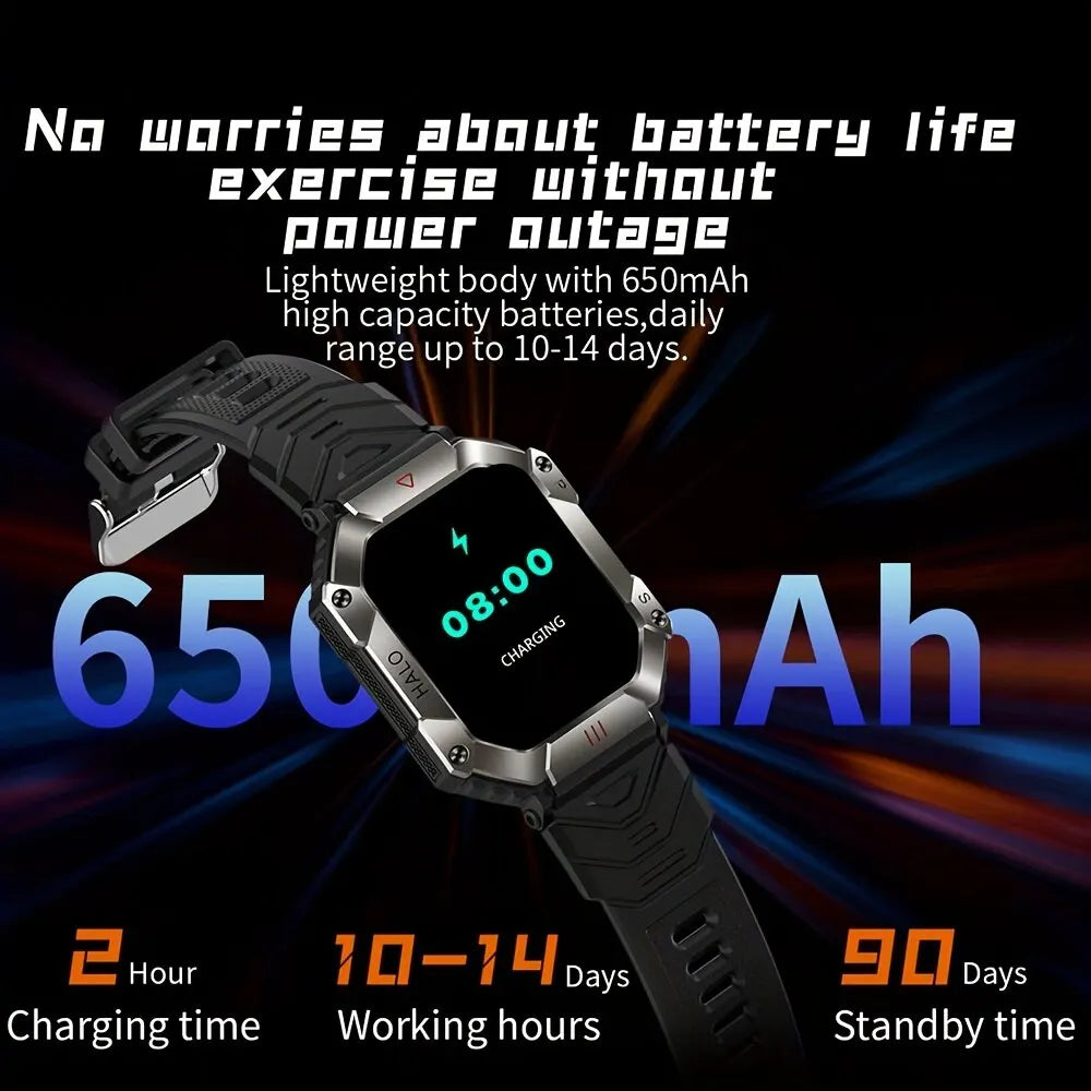 Smartwatch Compass Barometer Altimeter GPS Trajectory Sport Bluetooth Call Smart Watch