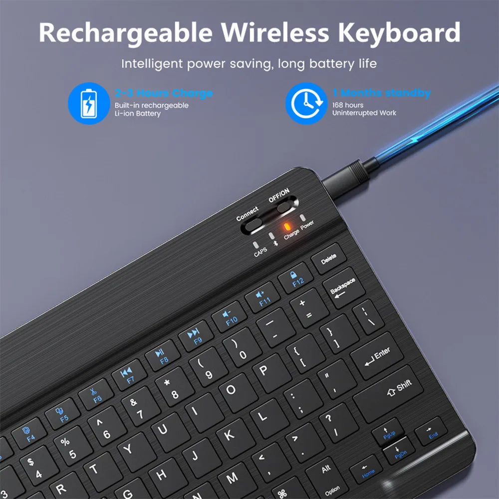 Bluetooth Wireless Keyboard Mouse For IOS Android Windows Tablet For iPad Air Mini Pro Keyboard