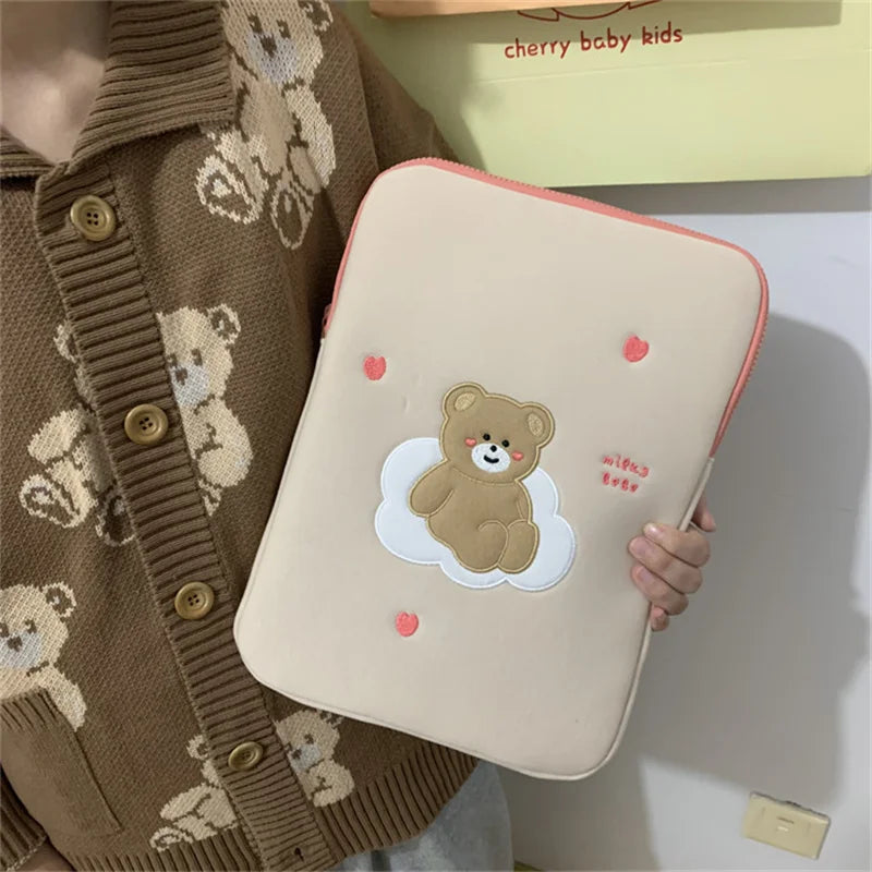 Laptop Sleeve Case Table Protective Pouch Bag 11 12 13.6 14 15.6 Inch Cartoon Laptop Zipper Bags for iPad MacBook HP