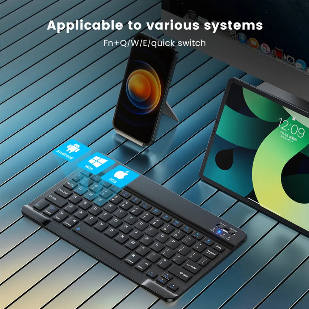 Bluetooth Wireless Keyboard Mouse For IOS Android Windows Tablet For iPad Air Mini Pro Keyboard