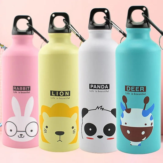 Bolttle Lovely Animals Creative Gift Outdoor Portable Sports Cycling Camping Hiking Bicycle School Kids Water Bottle - Hiron Store