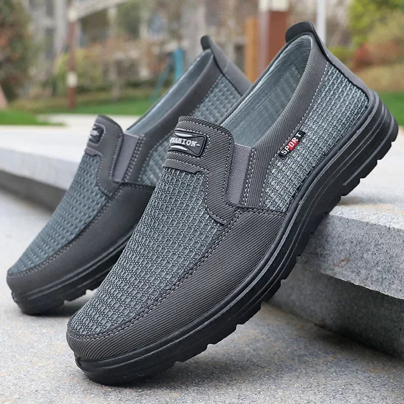 Men Shoes Autumn Slip on Falt Shoes 2025 New Lightweight Soft Comfortable Driving Shoes