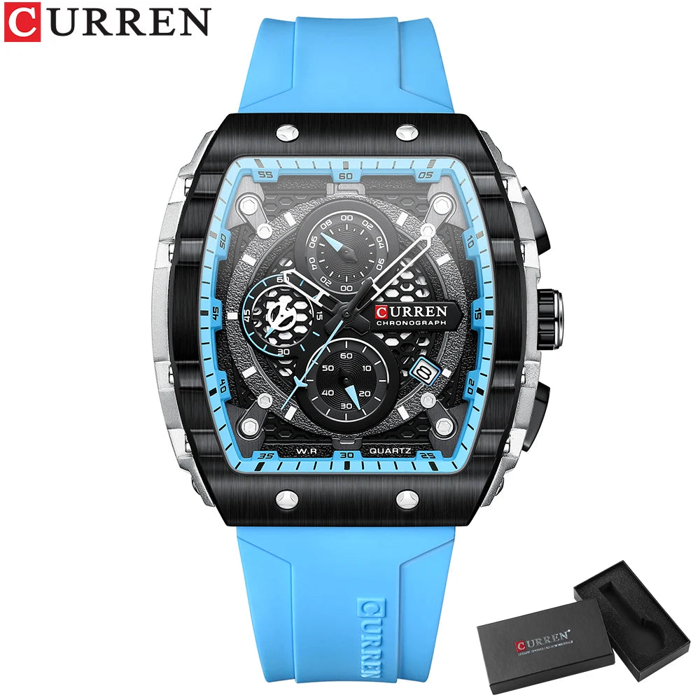 CURREN Sport Chronograph Quartz Watch for Men