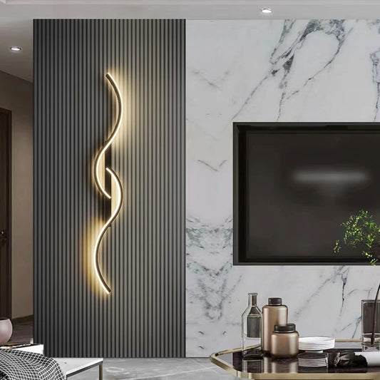 LED Lamp Bedside Long Strip Wall Sconces Living Room Home Indoor Lighting