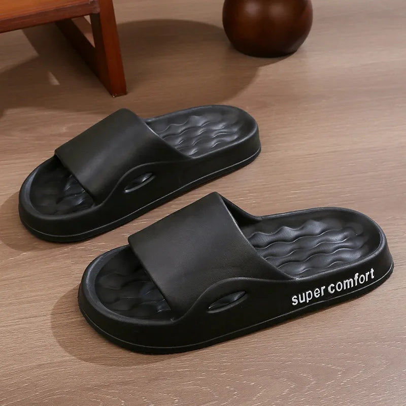 Fashion Men's Summer Ligtweight EVA Indoor Home Sandals Men Slippers Outdoor Students Women Comfortable Slides