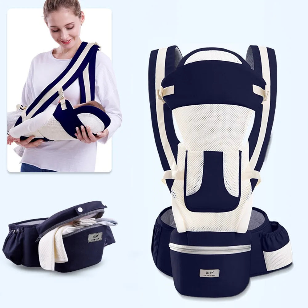 Newborn Ergonomic Baby Carrier Backpack Infant Baby Hipseat Carrier Front Facing Ergonomic Kangaroo Baby Wrap