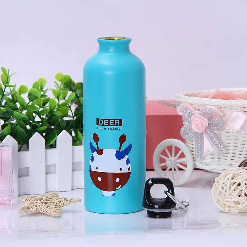 Bolttle Lovely Animals Creative Gift Outdoor Portable Sports Cycling Camping Hiking Bicycle School Kids Water Bottle - Hiron Store