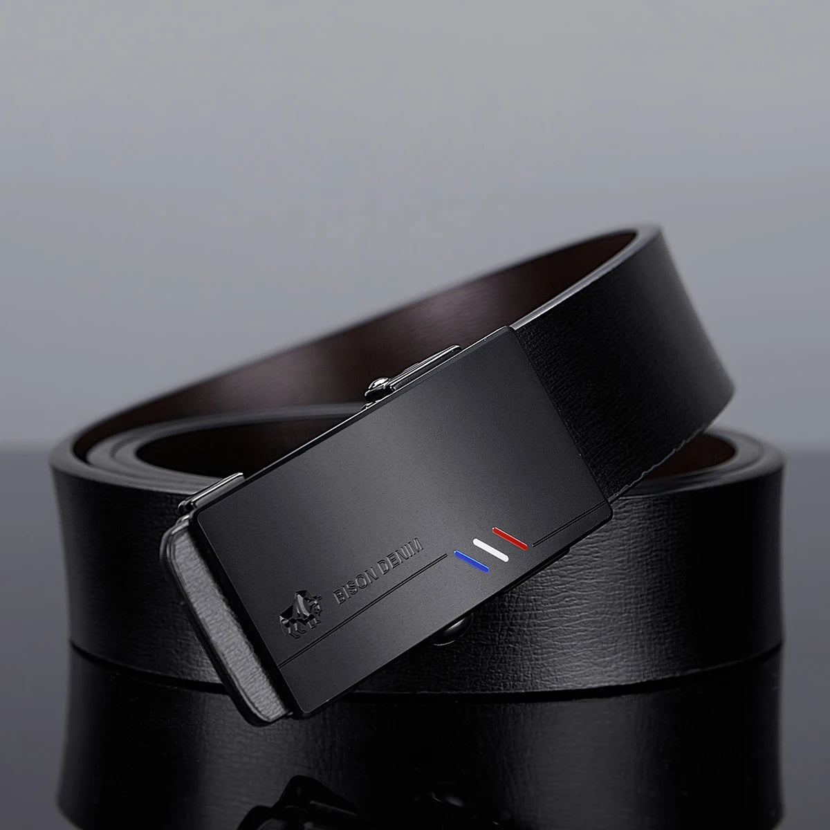 Belts Automatic Buckle Belt Genuine Leather High Quality Belt For Men Leather Strap