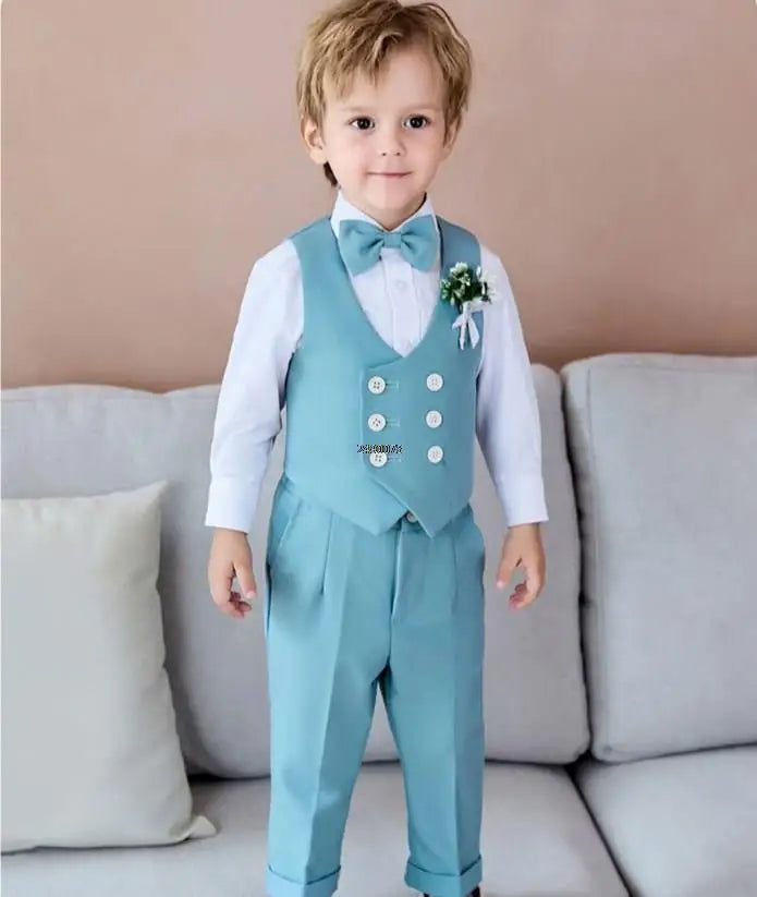 Baby Kids Suit Boys Formal Wedding Dress