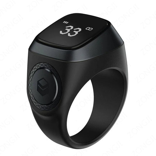 Qibla finding Smart Zikr Ring Electronic Digital Counter for Muslims Prayer Time
