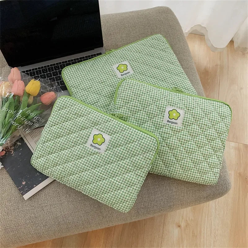 Flower Pattern Laptop Sleeve Case Bag for Macbook Air Pro 11 13 14Inch M1 M2 Mac Book Cover for Ipad Pro 11 12.9 2021 Laptop Bag