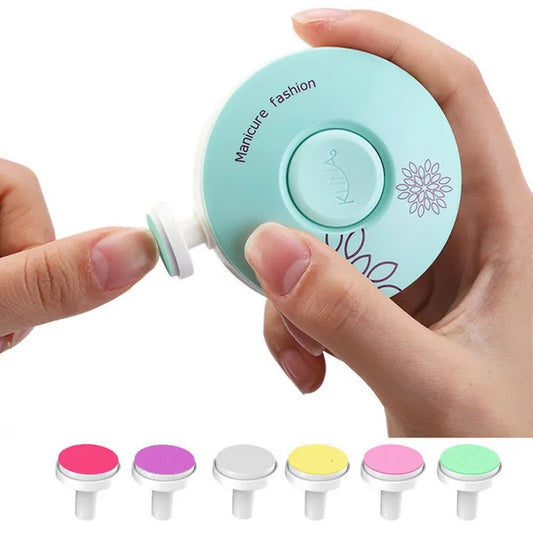 6 Head Electric Nail Sharpener For Infants Children And Adults Electric Baby Nail Trimmer Electric Nail Clippers Armor Grinder - Hiron Store