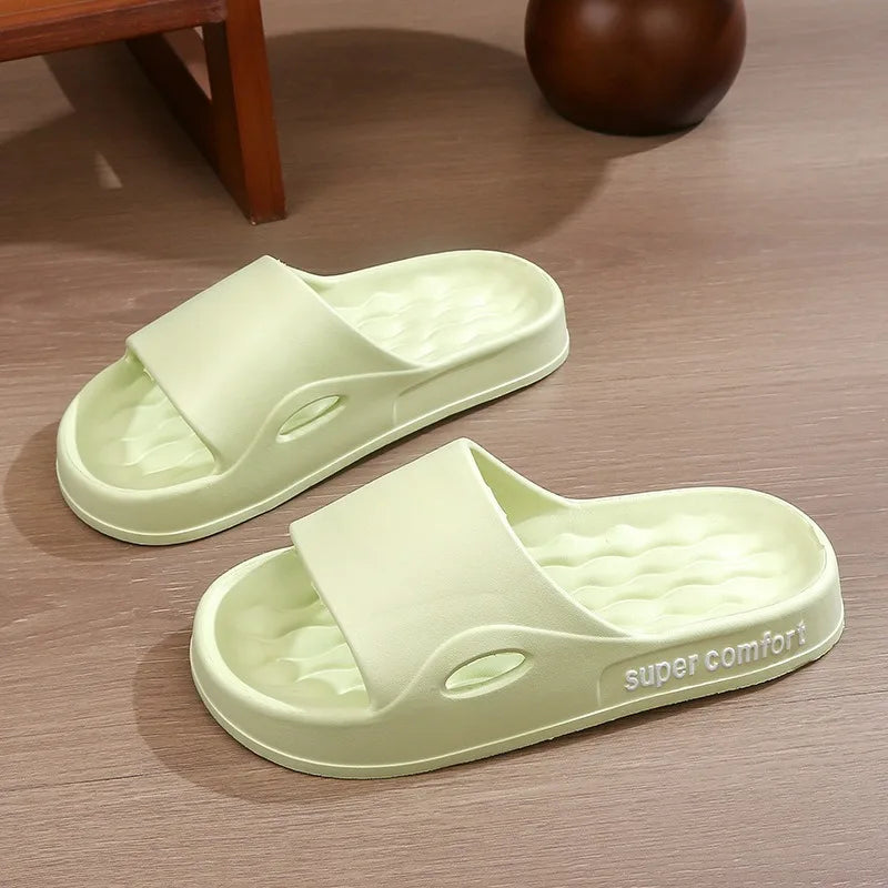 Fashion Men's Summer Ligtweight EVA Indoor Home Sandals Men Slippers Outdoor Students Women Comfortable Slides