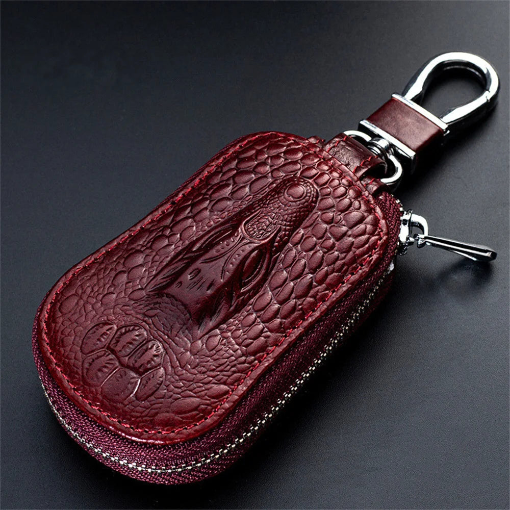 Key Case Fashion Mini Men'S Key Wallet Pocket Key Holder Organizer Pouch Keys Organizer Capacity Zipper Bag