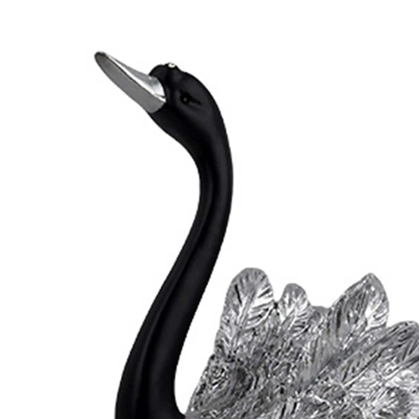 Black Swan Figurine Nordic Style Decorative Swan Statue Desktop Ornament