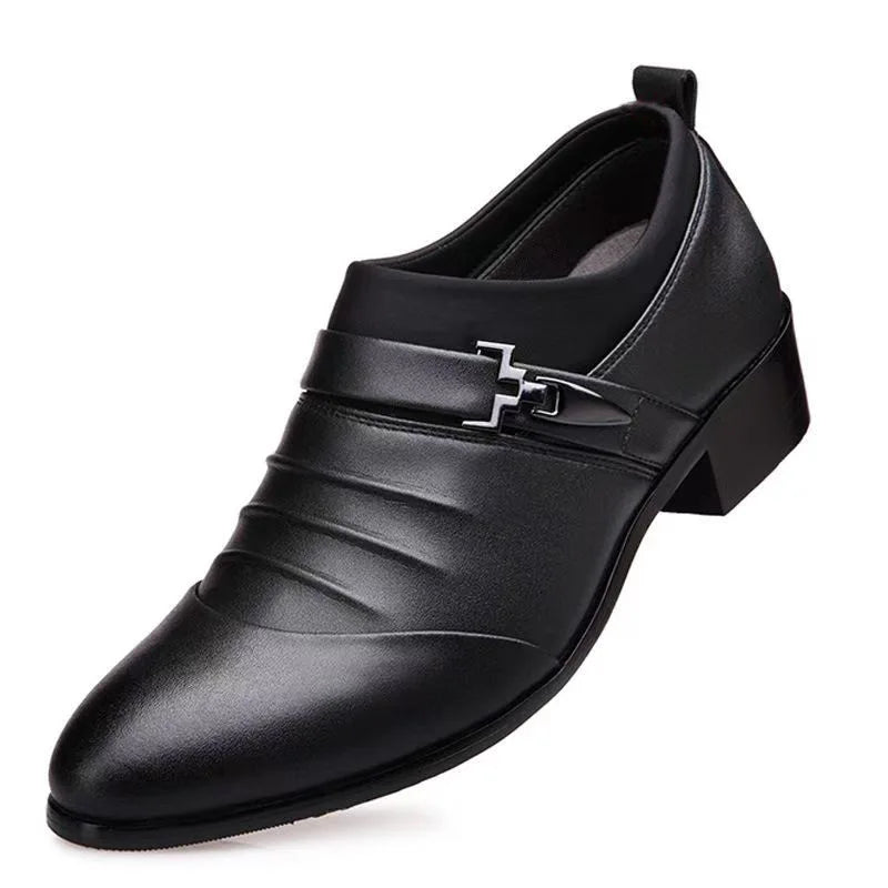 Classic Men Dress Shoes Luxury Oxfords Leather Shoes for Men Casual Loafers Quality Plus Size Shoes