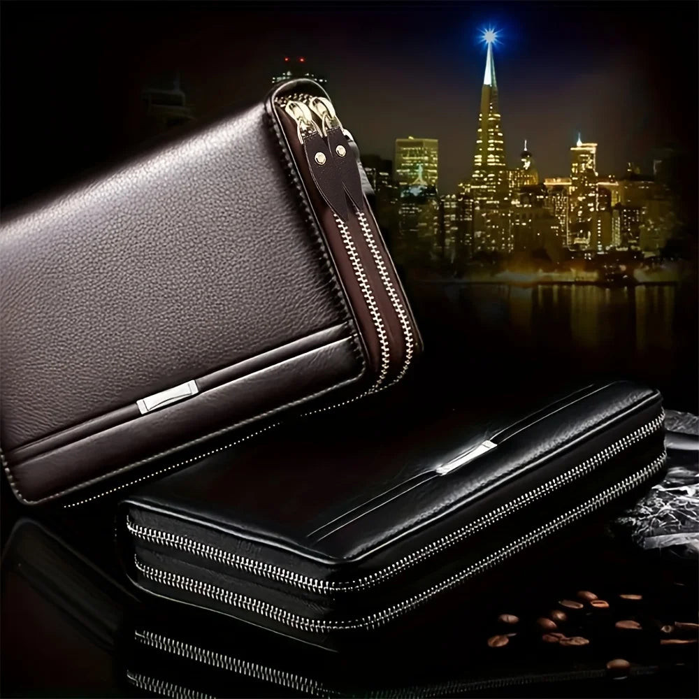 Wallet Long Purse Leather Clutch Large Handbag Phone Card Holder Case