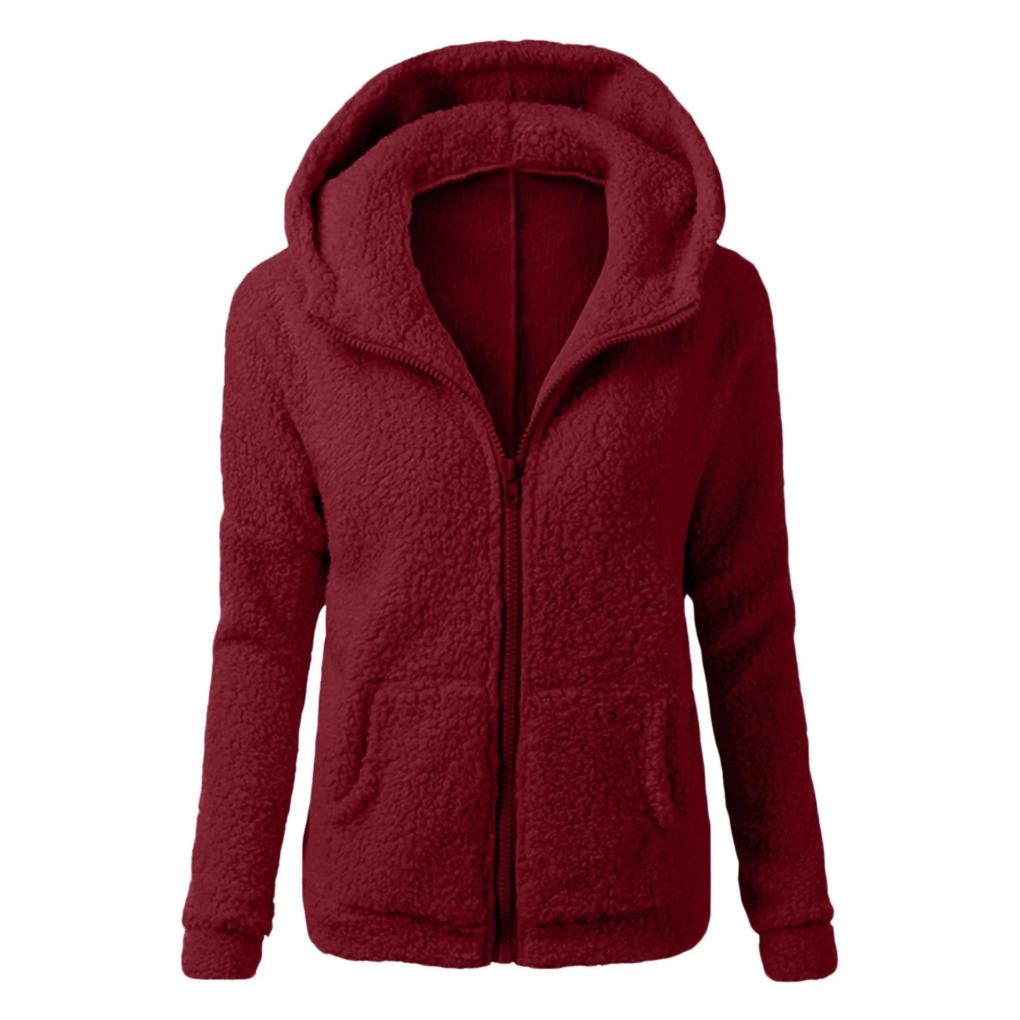 Winter Warm Hoodie Jacket Casual Female Hoodies Sweater shirt Zipper Coat Teddy Bear Wool Coats